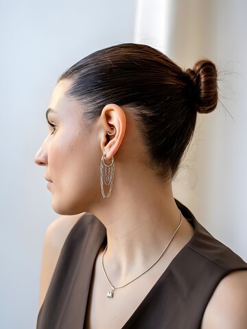 hiBALI Earrings 'Chain Hoops' in Silver