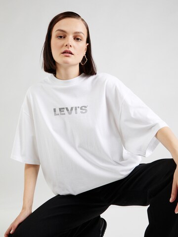 LEVI'S ® Shirt 'Graphic Short Stack Tee' in Wit: voorkant