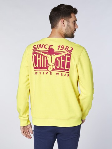CHIEMSEE Sweatshirt in Gelb