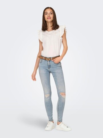ONLY Skinny Jeans 'ONLWauw' in Blau