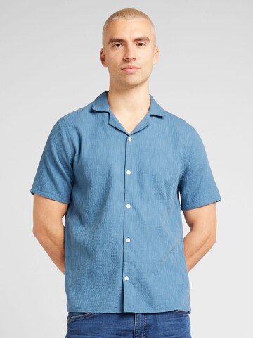 HOLLISTERRegular Fit Košulja 'MAR4' - plava boja: prednji dio