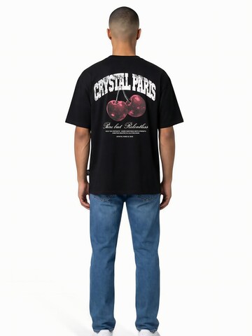 Crystal Paris Shirt 'Relentless' in Zwart