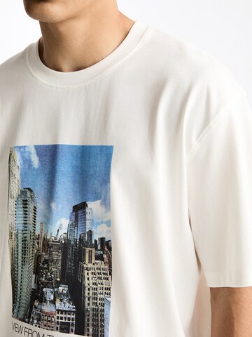 Pull&Bear T-Shirt in Weiß