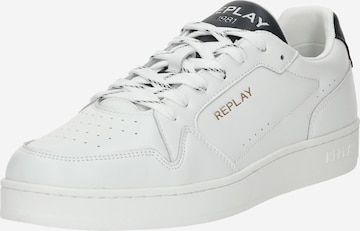 Sneaker bassa di REPLAY in bianco: frontale