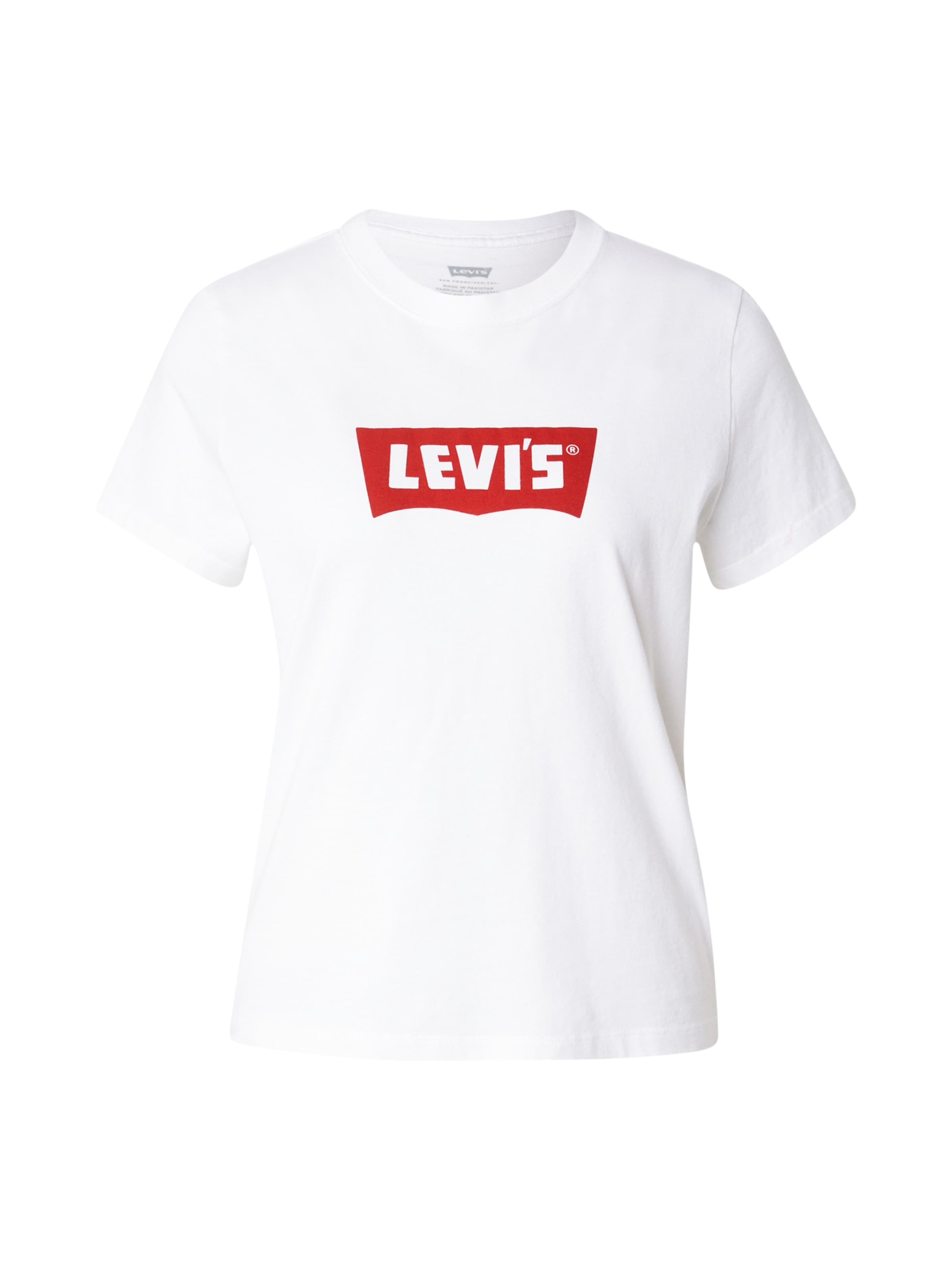 rikító piros / fehér LEVI'S ® Póló 'Graphic Favorite Tee', Termék nézet