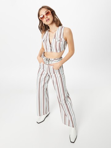 Haut Nasty Gal en bleu