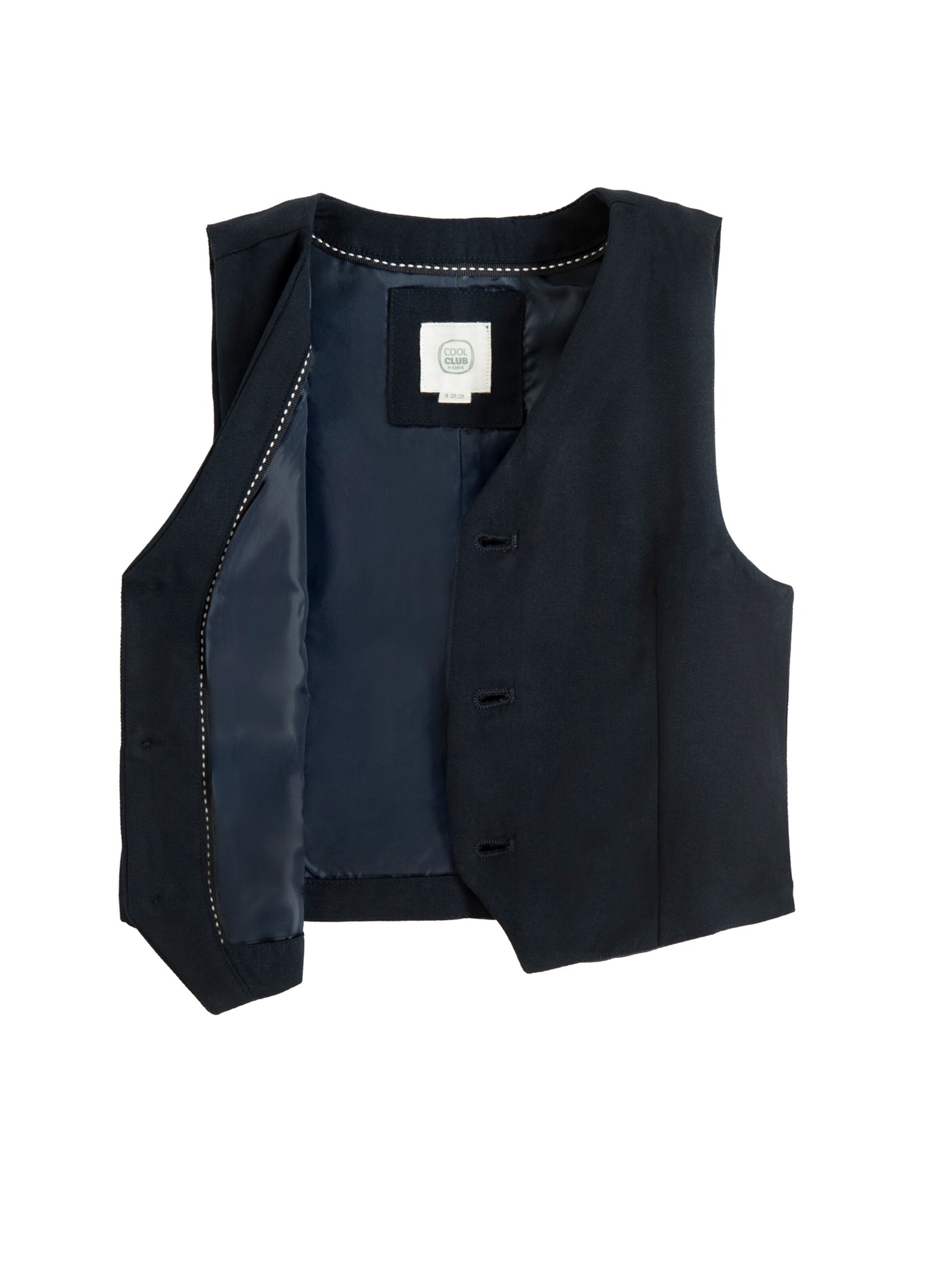 Cool Club Средняя посадка Рубашка в Белый: спереди