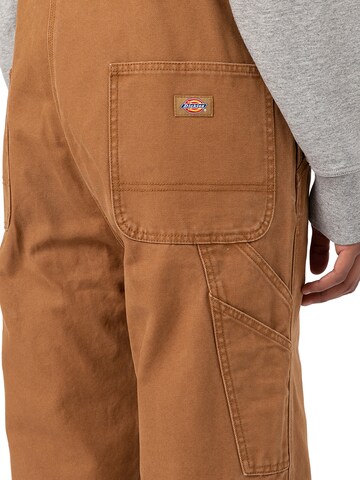 regular Pantaloni con pettorina 'Duck' di DICKIES in marrone