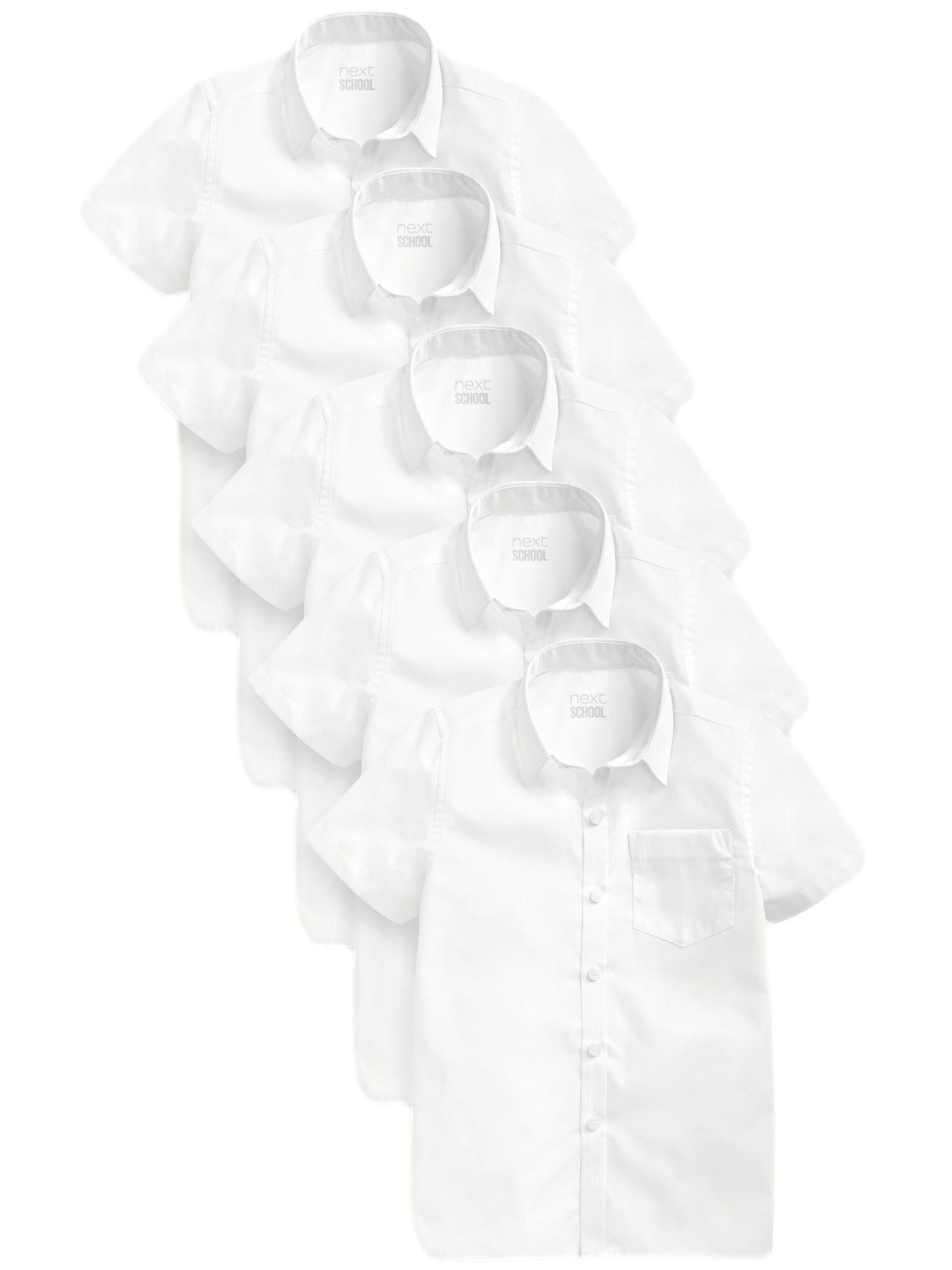 Next Regular Fit Paita värissä valkoinen: etupuoli