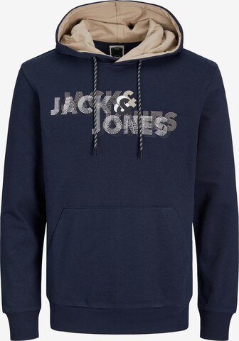 Bluză de molton 'Friday' de la JACK & JONES pe albastru: față