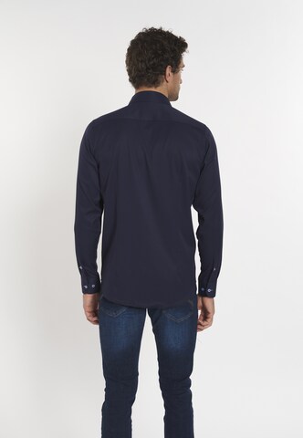 DENIM CULTURE Regular fit Overhemd 'Roman' in Blauw