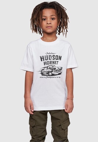 ABSOLUTE CULT Shirt 'Cars - Hudson Hornet' in White: front