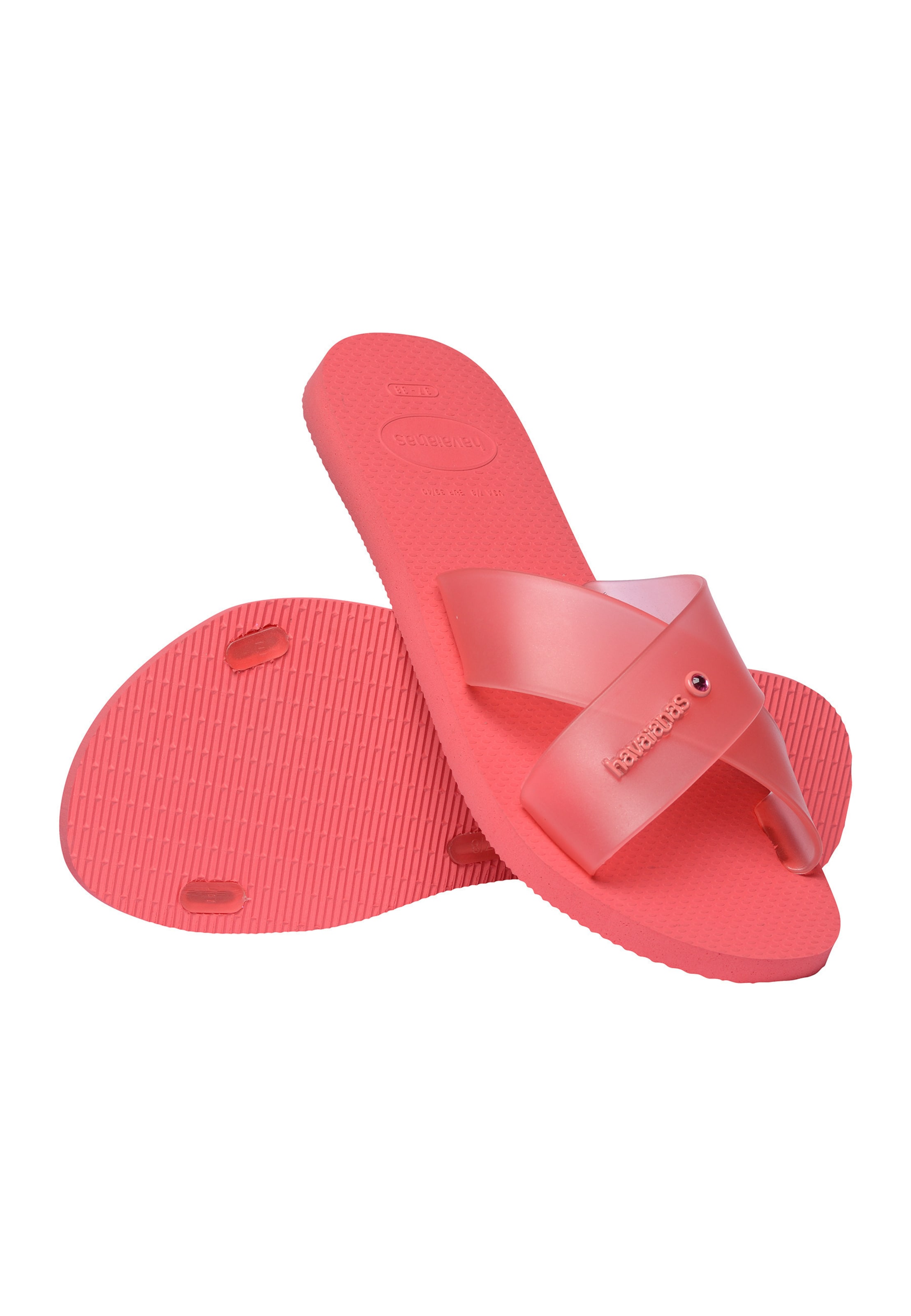 HAVAIANAS Mule 'Aqua Jelly' in Orange