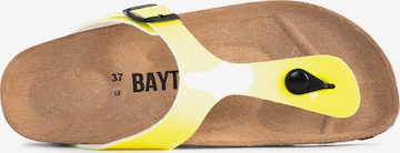 Bayton - Sandalias de dedo 'Mercure' en amarillo