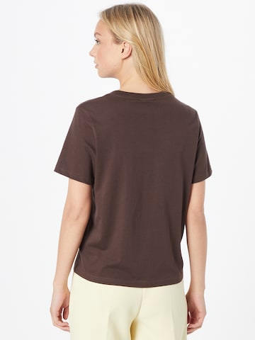 WEEKDAY Shirt 'Essence Standard' in Brown