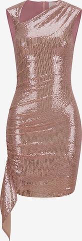 Robe de cocktail Nicowa en rose : devant