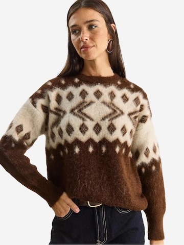 Pullover di Bianco Lucci in marrone