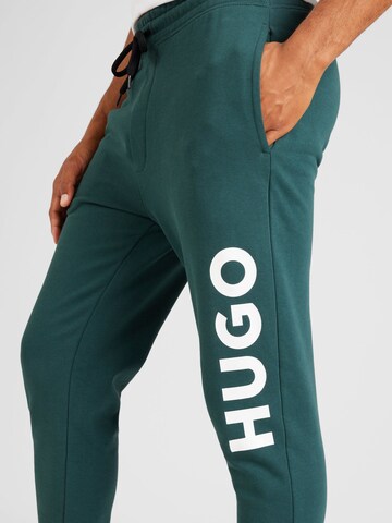 HUGO Zúžený Kalhoty 'Dutschi' – zelená