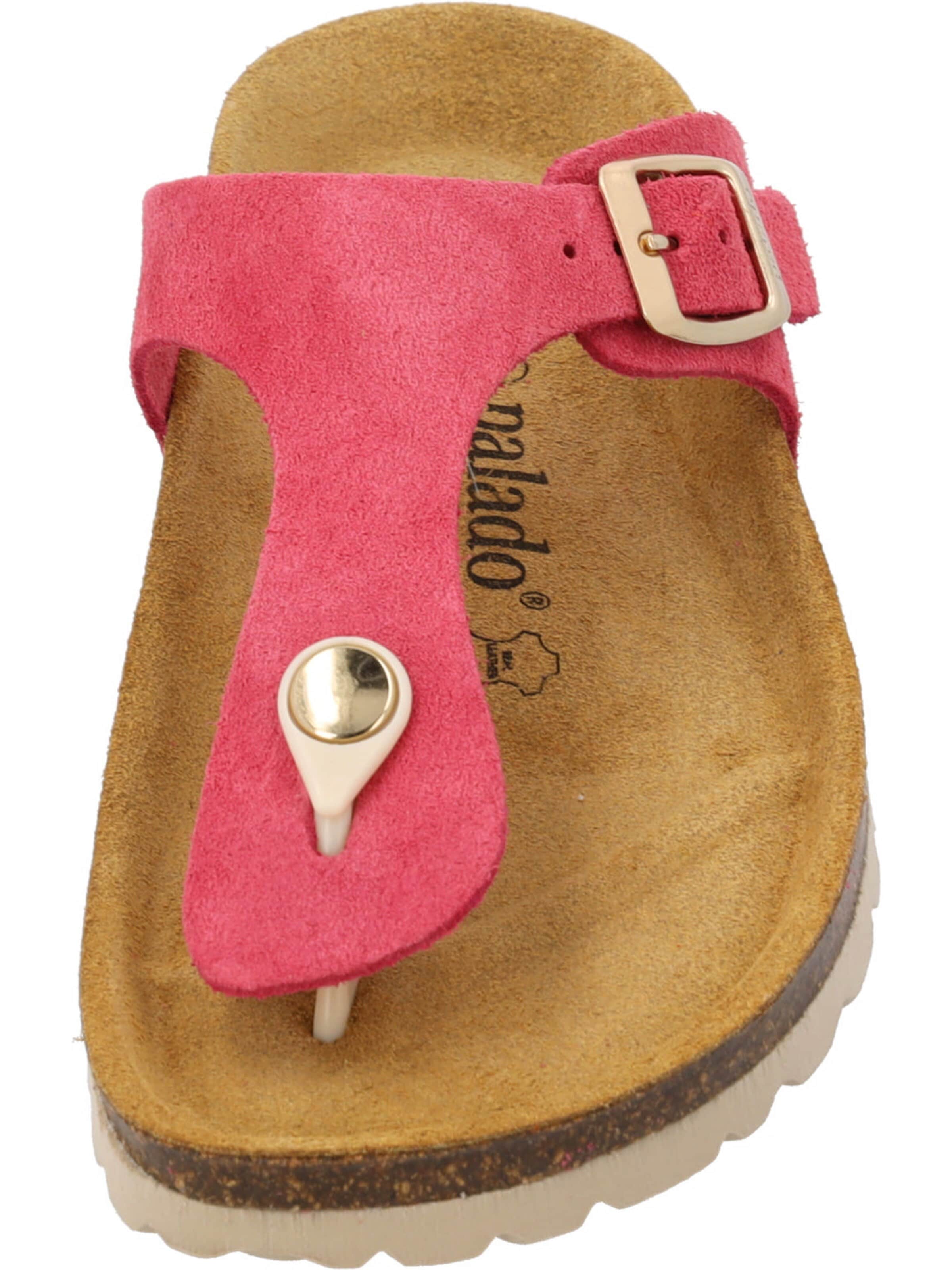 Palado T-bar sandals 'Palado Kos Suede Premium Leather' in Pink