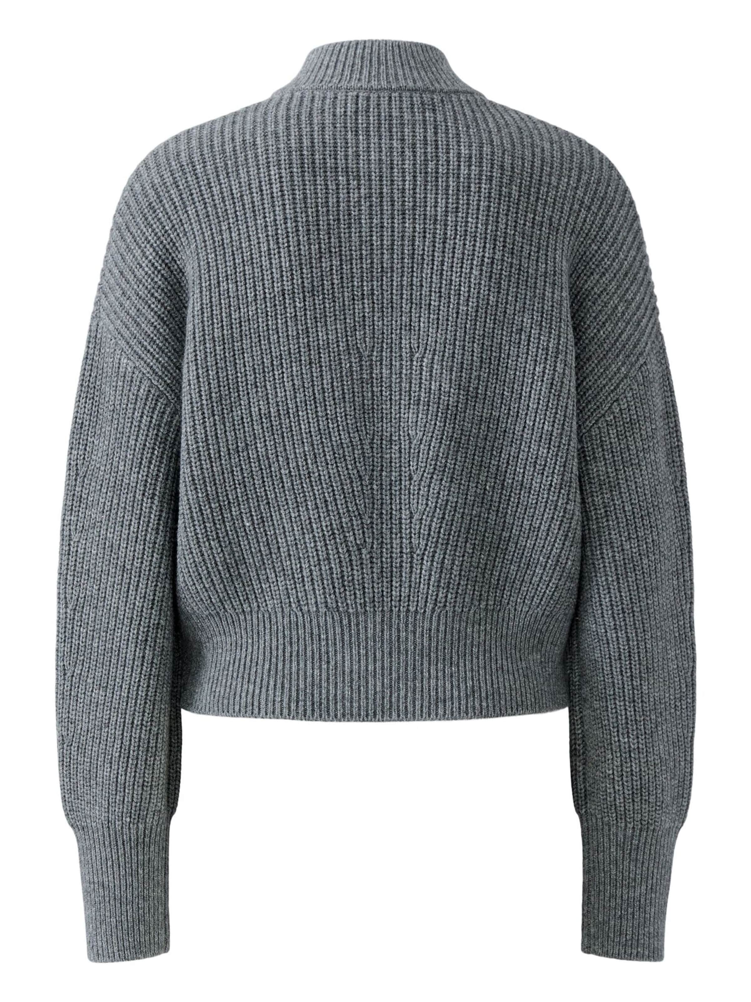 OUI Strickjacke in Grau