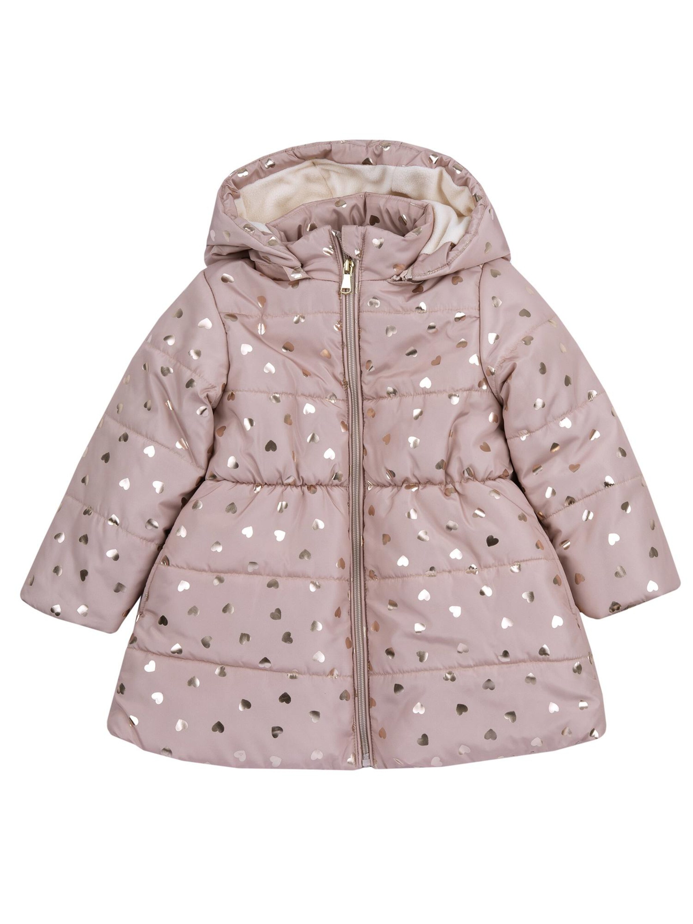 Geacă de iarnă de la Chicco pe roz: față