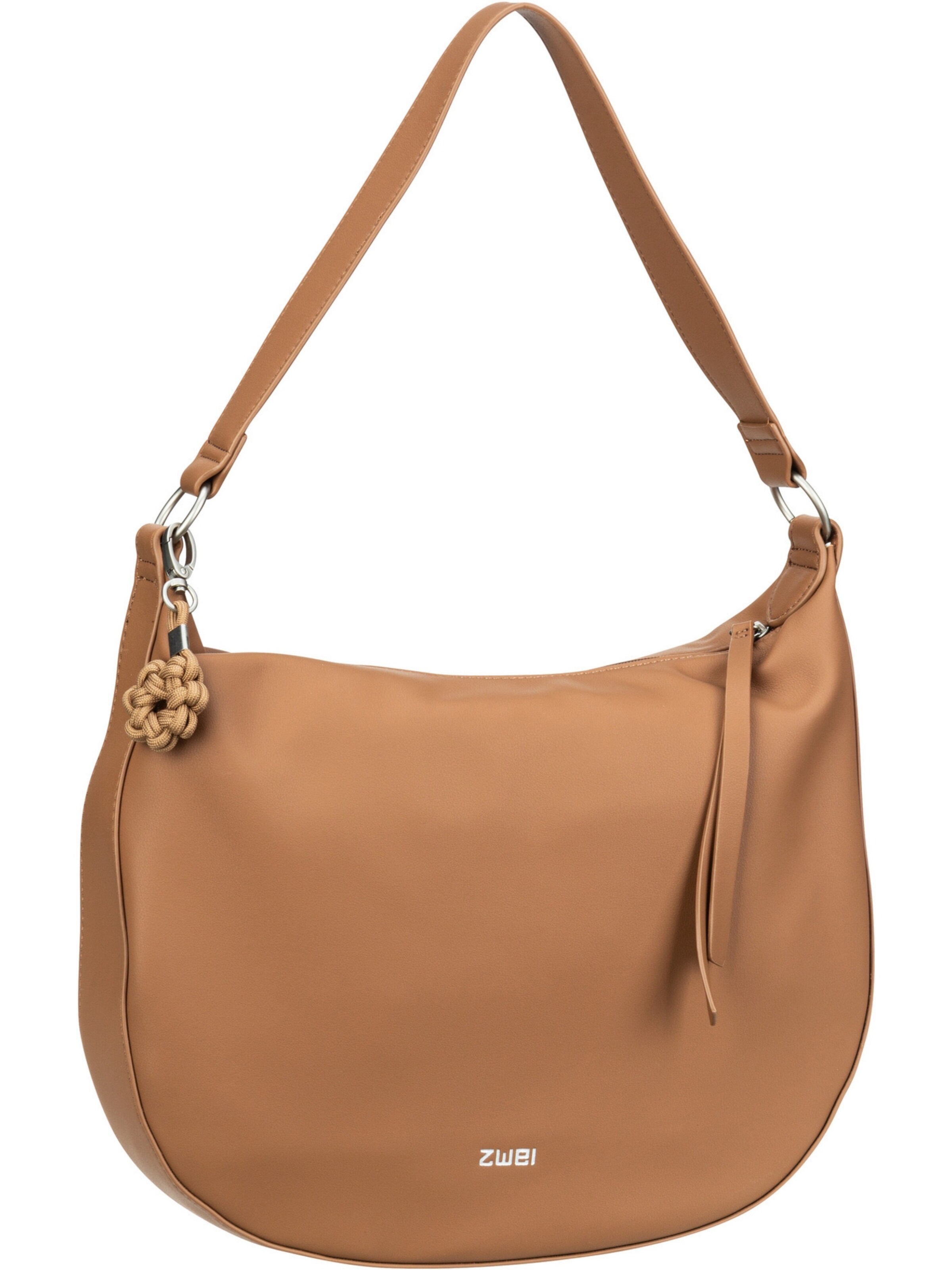 ZWEI Schultertasche 'Yuna YU110' in Braun: Vorderseite