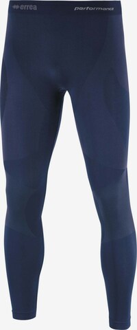 Errea Skinny Functionele broek in Blauw: voorkant