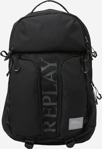 REPLAY - Mochila en negro: frente