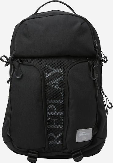 REPLAY Mochila em cinzento / preto, Vista do produto