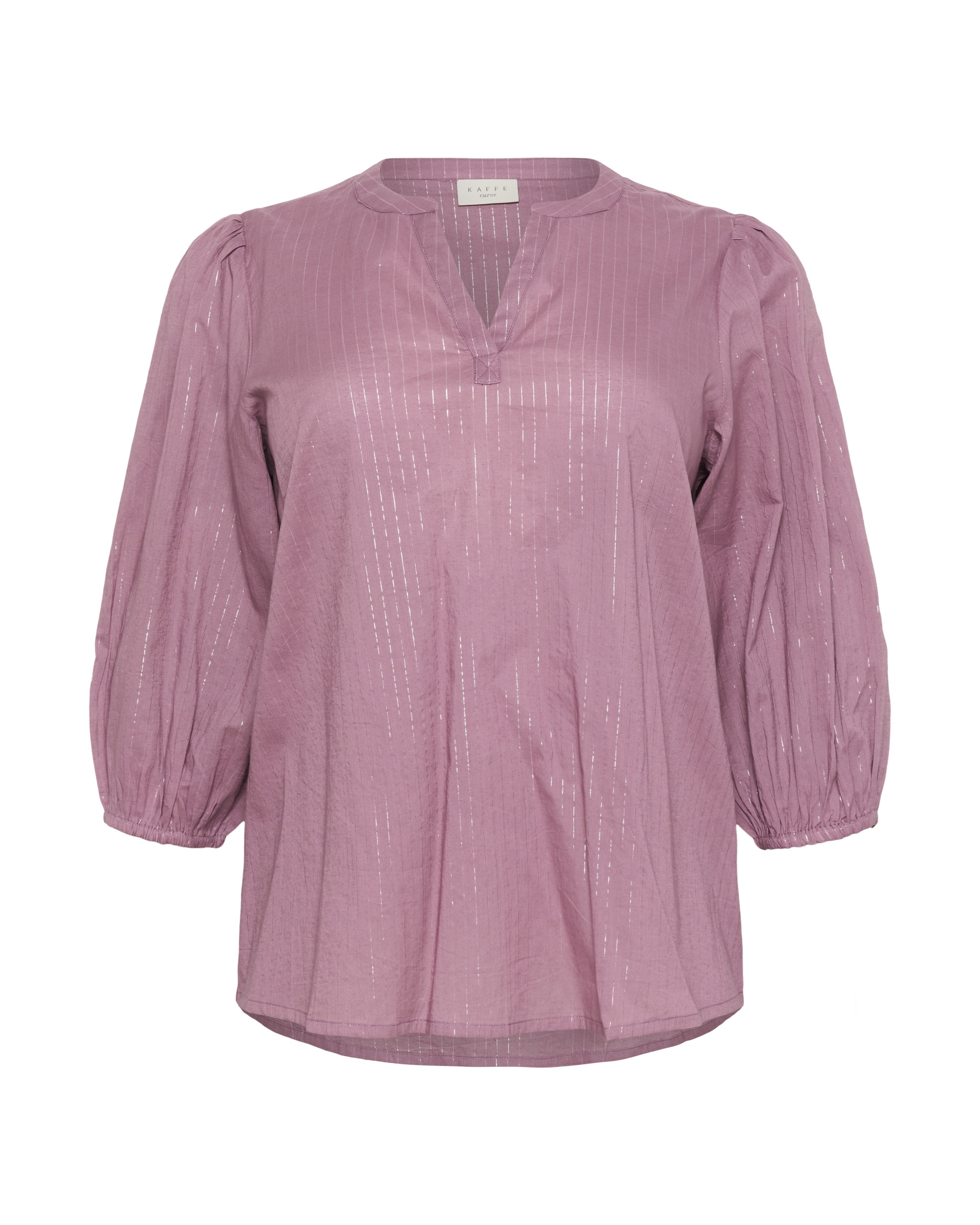 KAFFE CURVE Bluse 'Cluisa' in Lila: Vorderseite