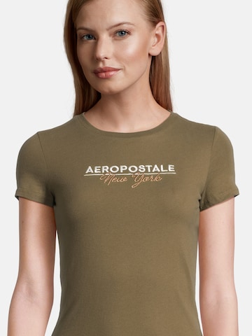 AÉROPOSTALE T-Shirt in Grün