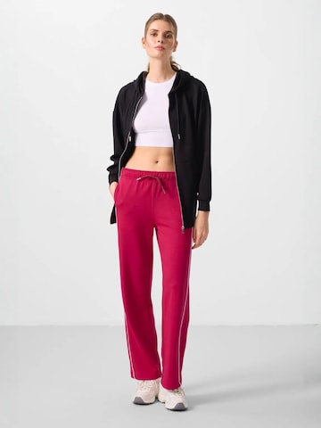 Tommy Life Wide leg Trousers in Red