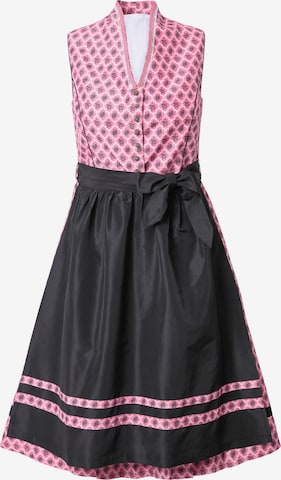 Dirndl Ulla Popken en rose : devant