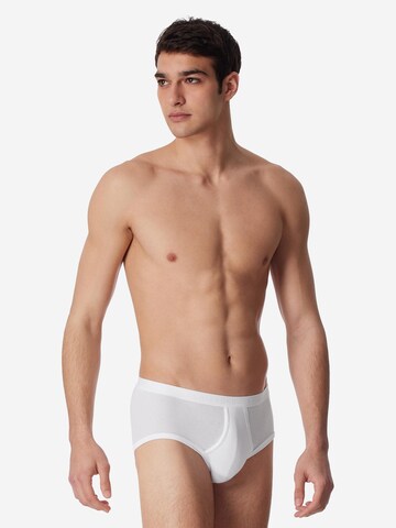 SCHIESSER Slip 'Original Classics Feinripp' in Wit: voorkant