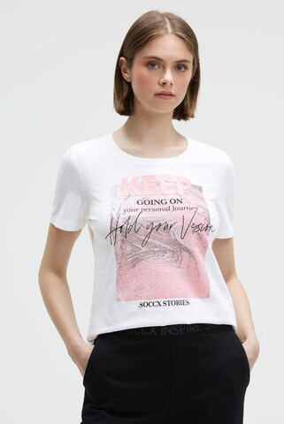 Soccx Shirt in White: front