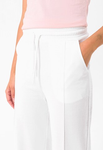 Regular Pantalon à plis Felix Hardy en blanc