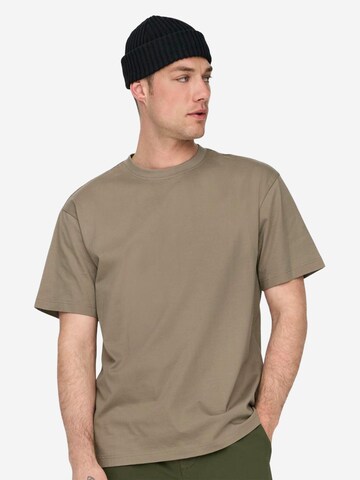 Only & Sons Shirt 'Onsfred' in Grey: front