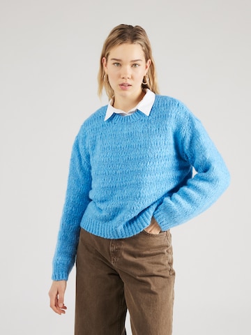 Pull-over 'Grover' modström en bleu : devant