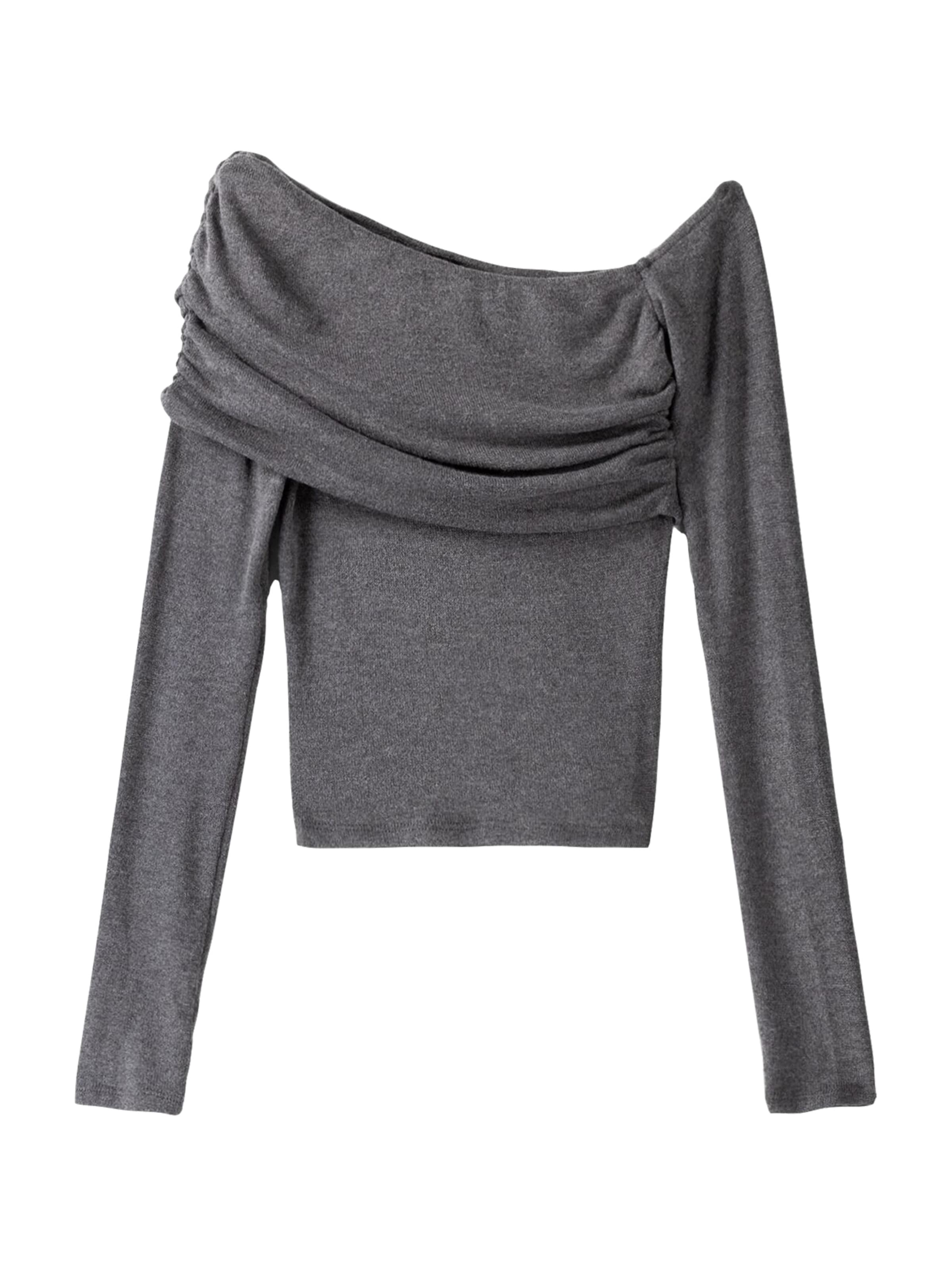 Maglietta di Bershka in grigio: frontale