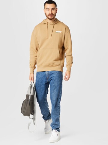 JACK & JONES Sweatshirt 'Drone' in Beige