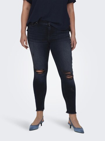 ONLY Carmakoma Regular Jeans 'Willy' in Blauw: voorkant