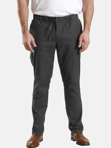 Loosefit Pantalon ' Baron Levy ' Charles Colby en gris : devant