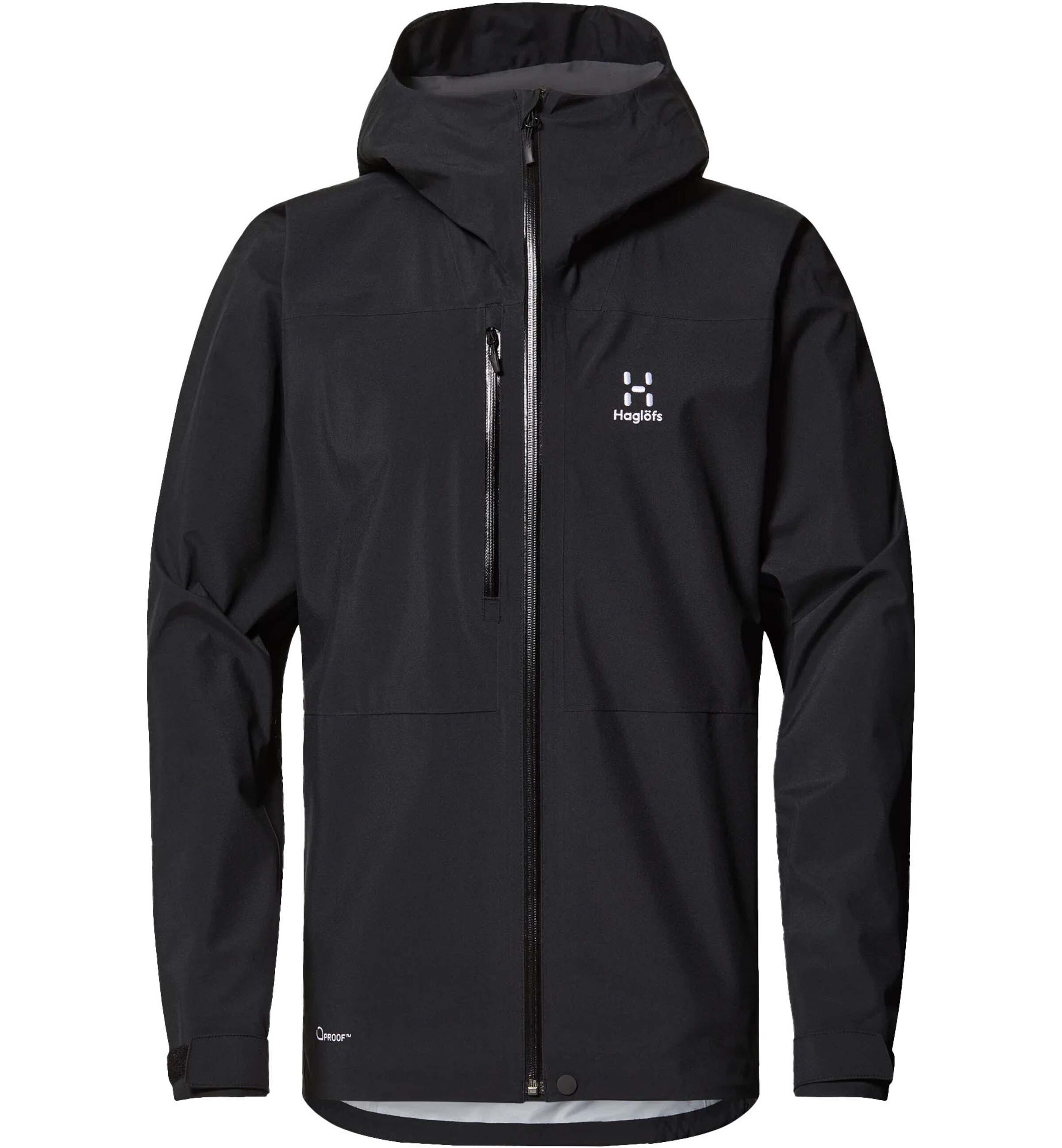 Haglöfs Outdoor jacket in Black: front