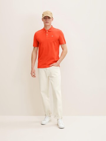 TOM TAILOR Poloshirt in Orange