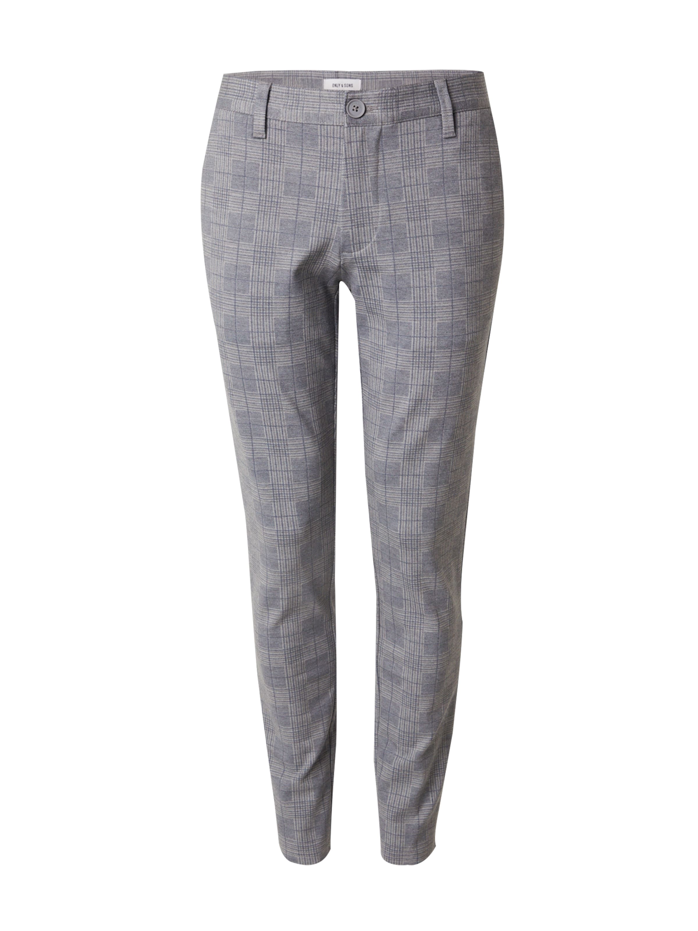 Regular Pantalon chino 'ONSMARK' Only & Sons en gris : devant