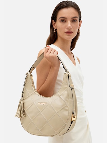 Borsa a mano 'Jalene 3' di Laura Biagiotti in beige: frontale