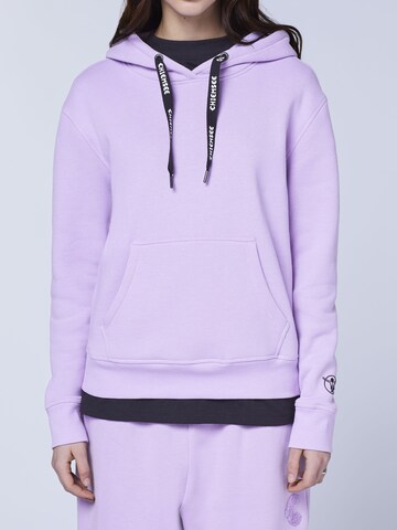 CHIEMSEE Sweatshirt in Purple