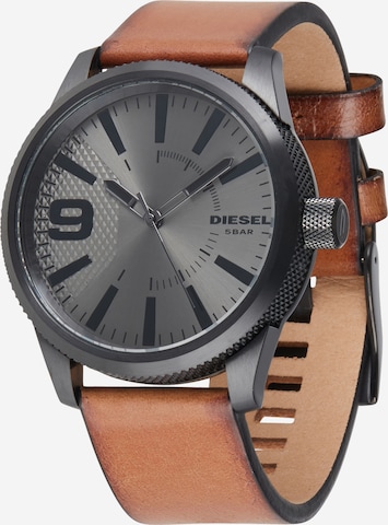 DIESEL Analoog horloge in Bruin: voorkant