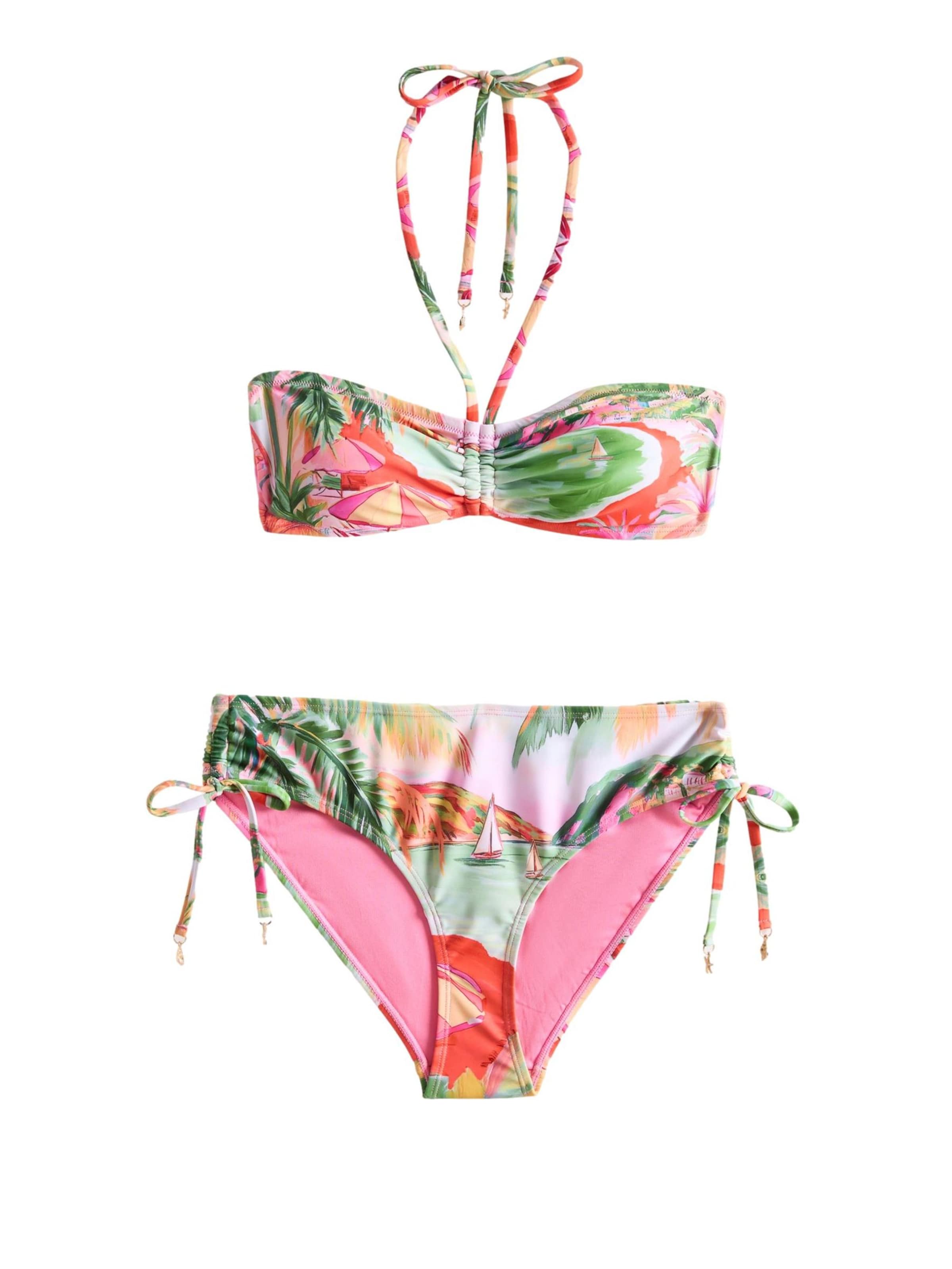 Friends Like These Bandeau Bikini i rosa: framsida
