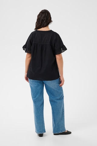 KAFFE CURVE Blouse 'Valeria' in Black
